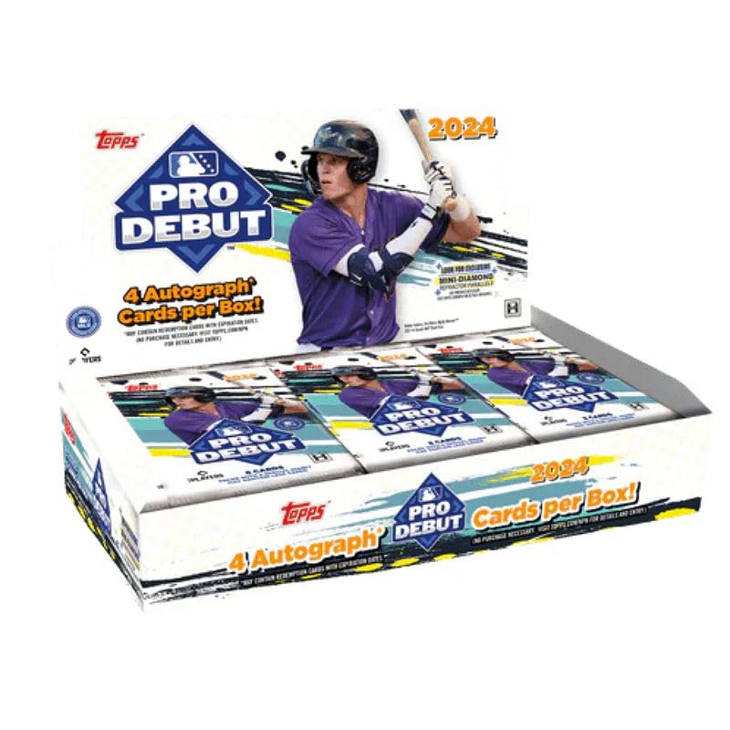Amazon.com: 2024 Topps Pro Debut Baseball HOBBY box (24 pks/bx 