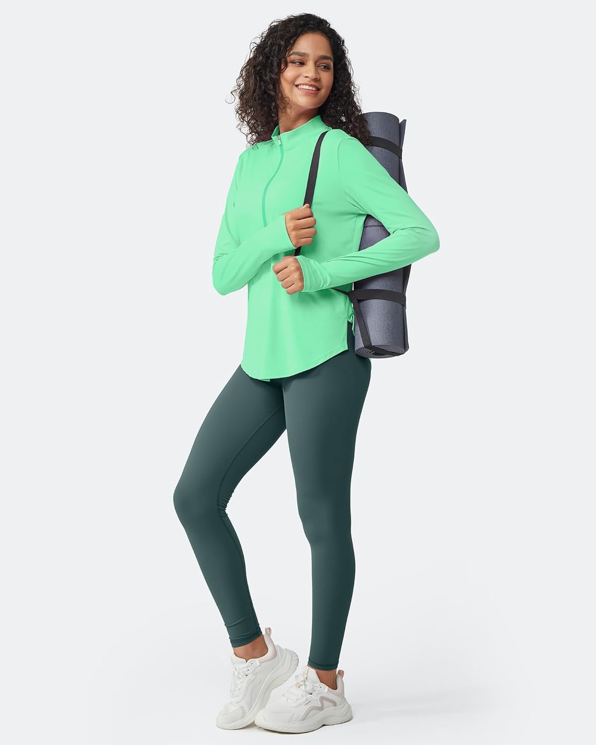 G4Free Womens UPF 50+ Sun Shirts Lightweight Quick Dry Long Sleeve Workout Tops Lightweight Running Pullover - Image 5