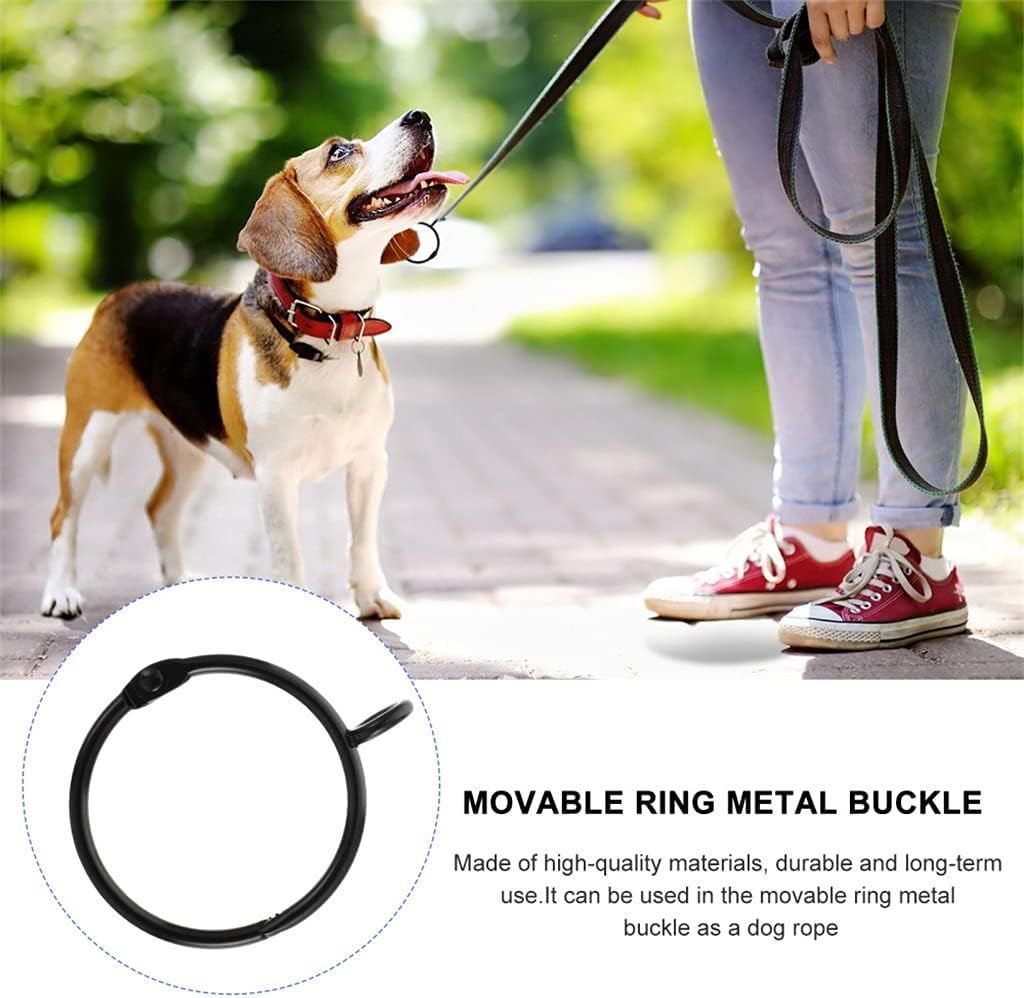 15Pcs Curtain Rings Eyelet Rings Tension Rod Metal Buckles Window Hanger for Curtain Photo Picture Party String Lights Outdoor Activities Supplies