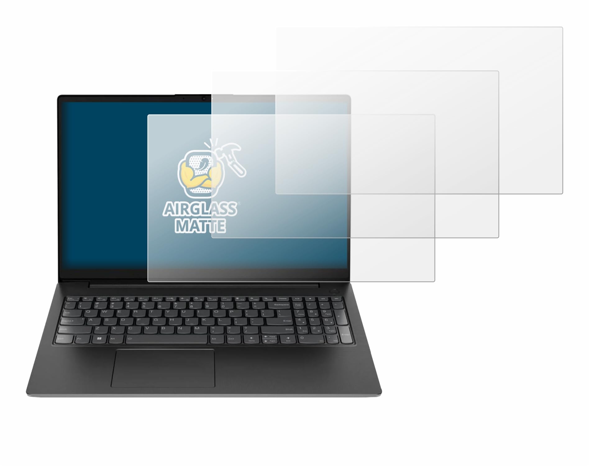 brotect Pellicola Vetro Opaca per Lenovo V15 7915 (3 Pezzi) Protezione Schermo [Anti-Riflesso, Durezza 9H]