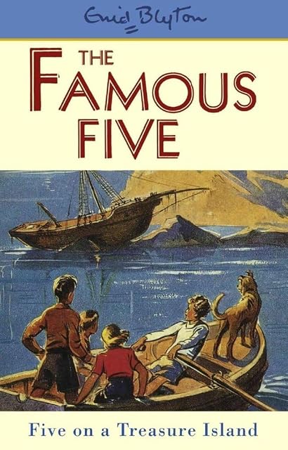 Portada de Guid blyton five on a treasure island