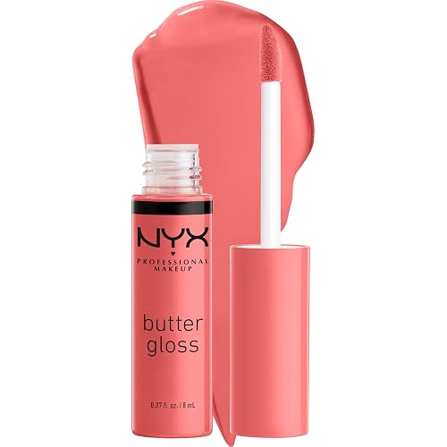 NYX PROFESSIONAL MAKEUP Butter Gloss, Non-Sticky Lip Gloss - Creme Brulee (Natural)