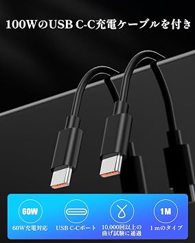 Simple Rainbow PD Charger, 100 W, USB-C Type C, PD 3.0 Compatible, PSE Technology Standard, Single Port 100 W High Output, Compact, Rapid Folding, Type C Charger, PC, Laptop, MacBook, Compatible with iPhone 14/13/12/11, Android Galaxy S22/S10/Xperia/AquoS/Arrows/Pixel, Compatible with Various USB Devices