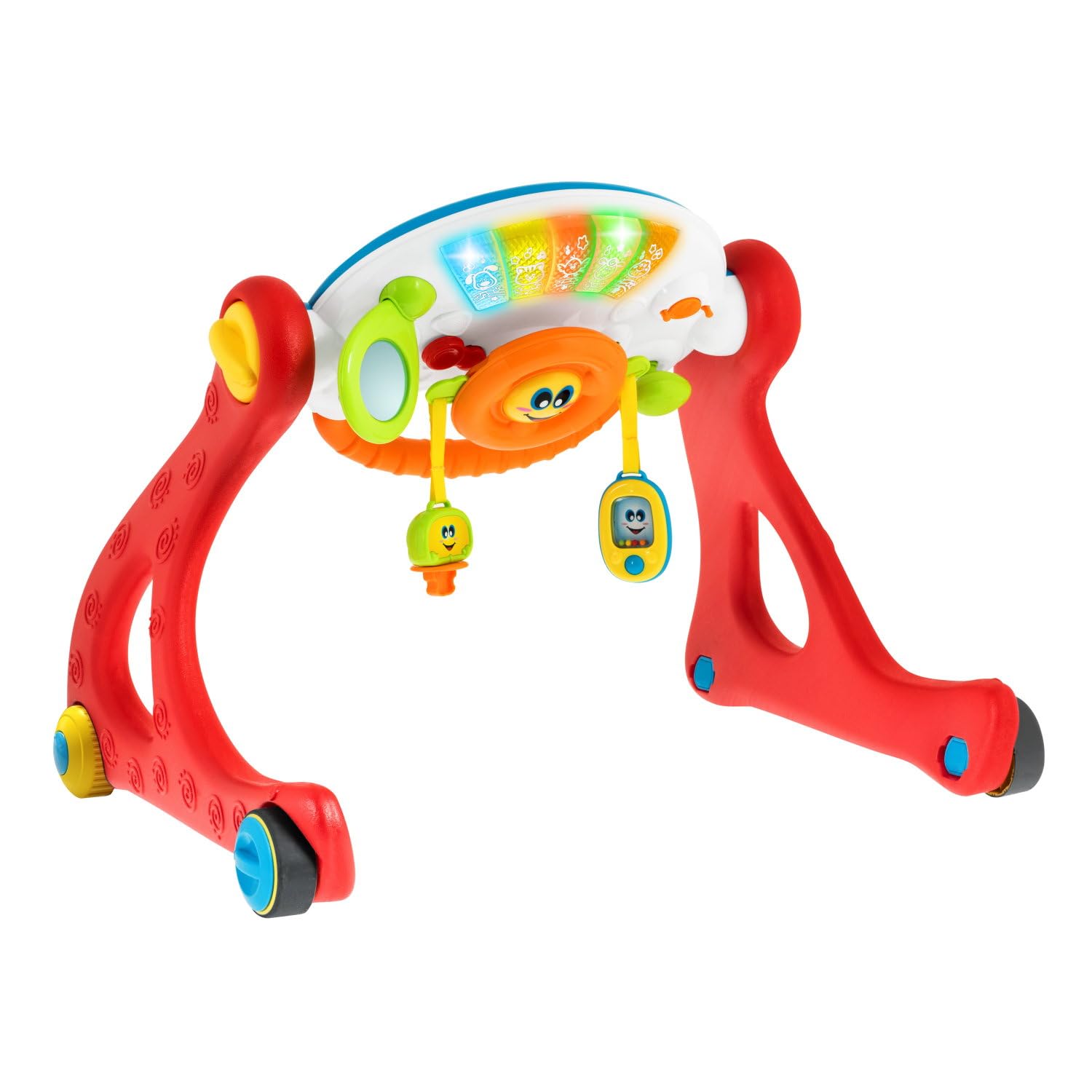 chicco Grow and Walk 4-in-1 Baby Activity Toy and Walker, Educational Toy with Manual Activities, Lights and Sounds, Removable Electronic Panel, Baby Toy 3-36 Months