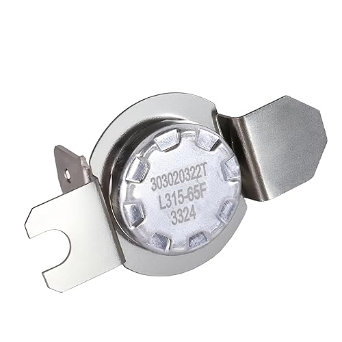 WE4M137 Dryer High Limit Thermostat for GE, Hotpoint, Kenmore Replaces WE4M457, WE3M20, WE04X25197, WE04X25194, WE04M0137, WE03M0026, PS267900, EAP267900- Temperature Rated L315-65F
