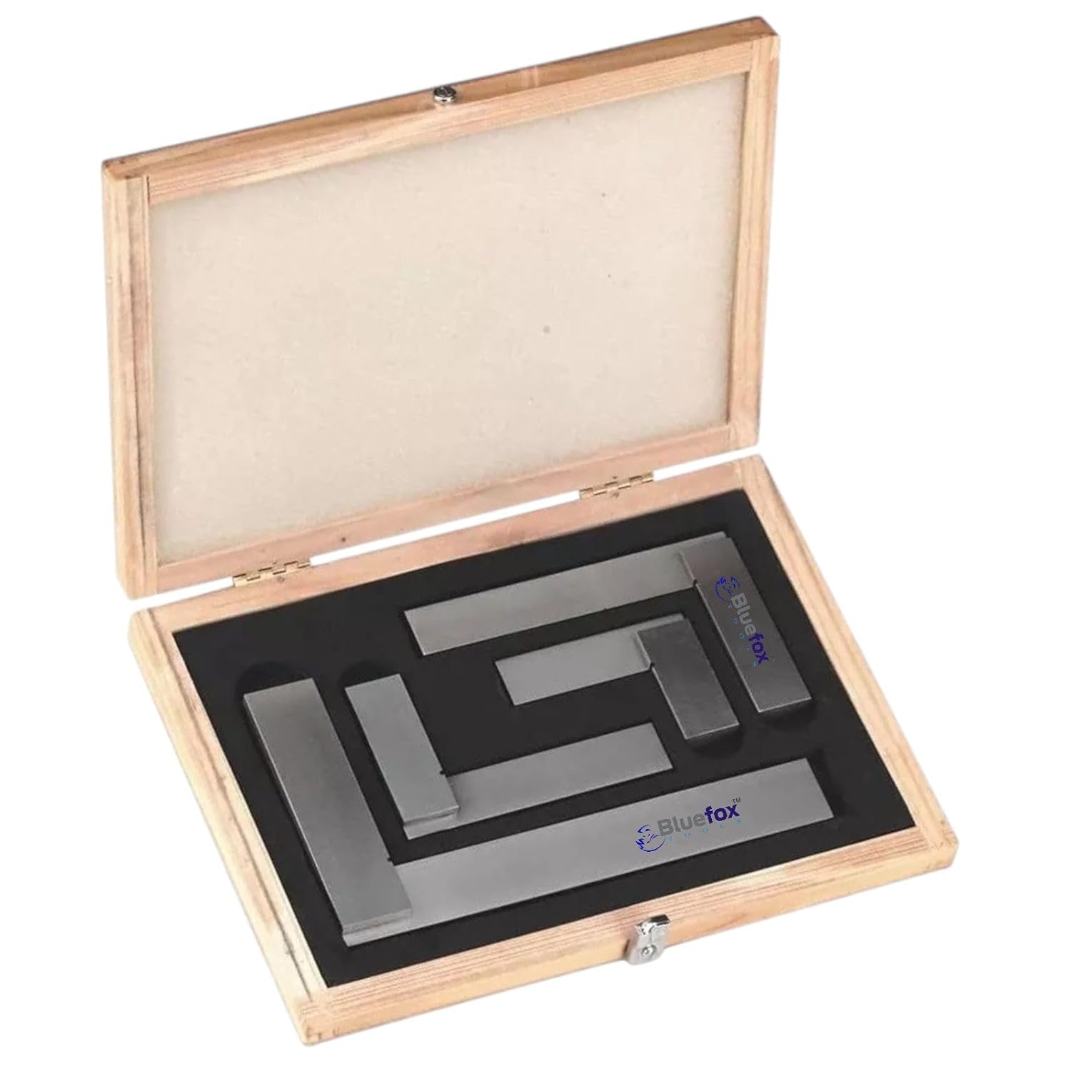 Engineers Squares Set 4Pc (2/3/4/6 Inch) | Try Square Set| Engineers Combination Set| Machinist & Mechanical Engineer Steel Square, High Precision 90 Degree Testing Measuring Tool