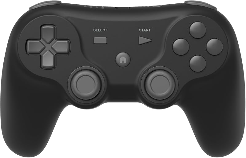 Retro Fighters Defender Pro Wireless Controller for PS1, PS2, PS3, Switch, & PC | 2.4GHz & Bluetooth (Charcoal Black)