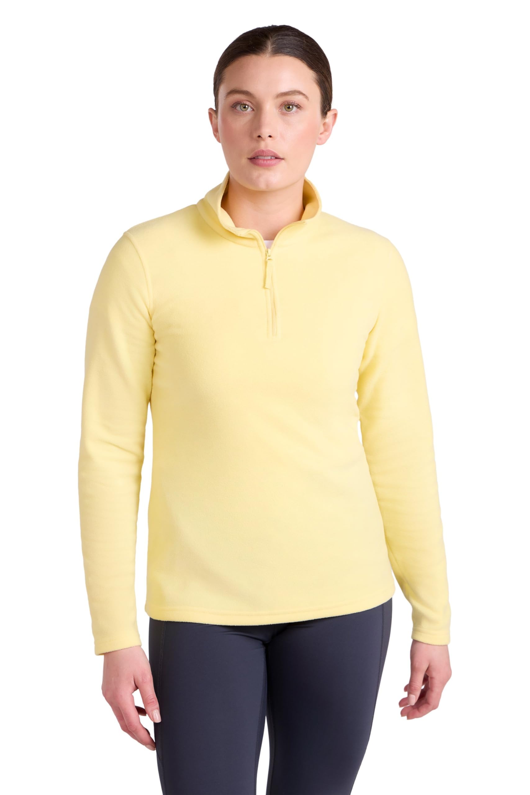 Mountain Warehouse Camber Half Zip Women's Fleece - Lightweight, Warm & Cosy Half Zip Sweatshirt - Best for Spring Summer, Camping, Outdoors, Travelling & Hiking — view 47