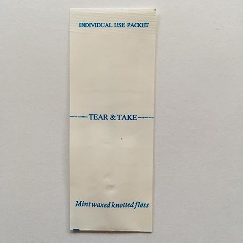 Miniatura 4 de Knotty Floss - Hilo dental encerado de nailon encerado de menta fresca, tecnología patentada de agarre de placa, vegano, 50 unidades