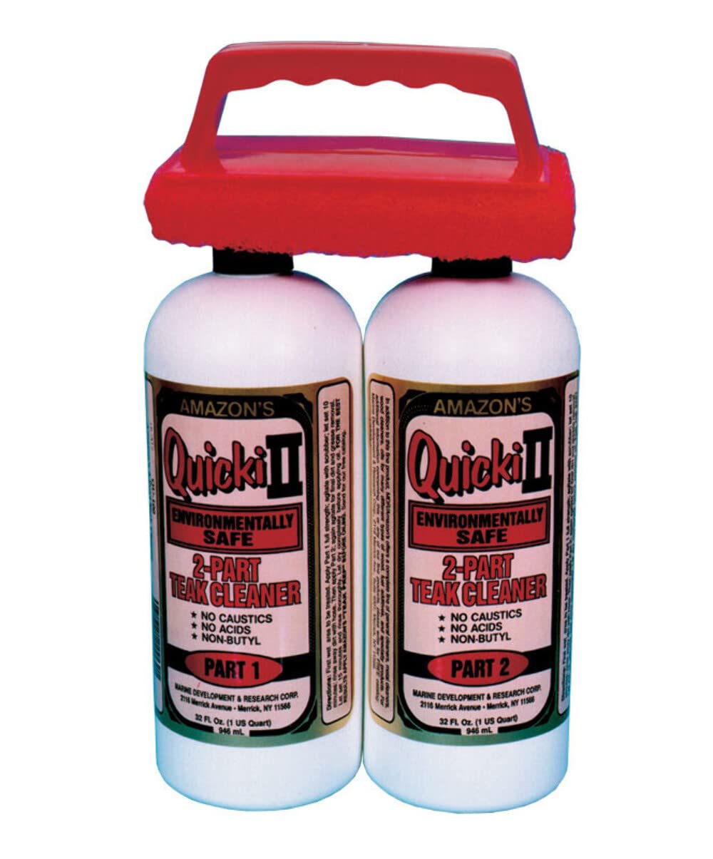 Amazon Two Part Teak Cleaner, Quart Kit