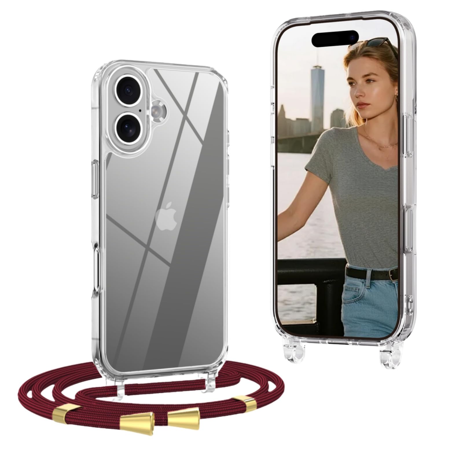 OLEPHY Handykette kompatibel mit iPhone 17 Pro Max Hülle mit