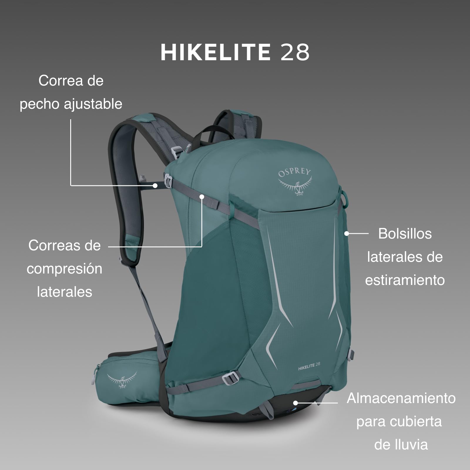 Osprey Hikelite 28 Backpack Unisex adulto