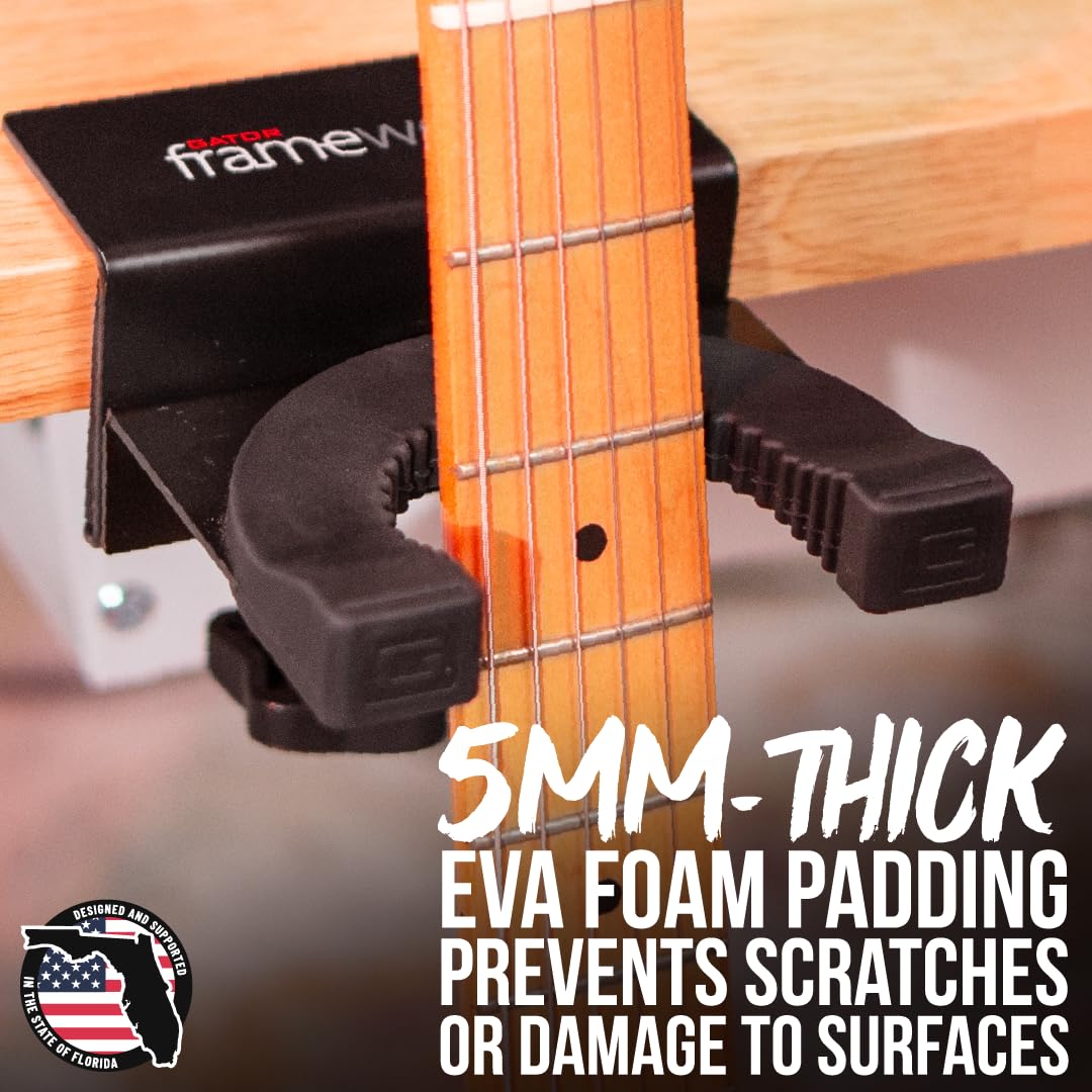 Gator Frameworks Gitarrenhalshalter mit Tischklemme (GFW-GTRDSKCLAMP-1000)