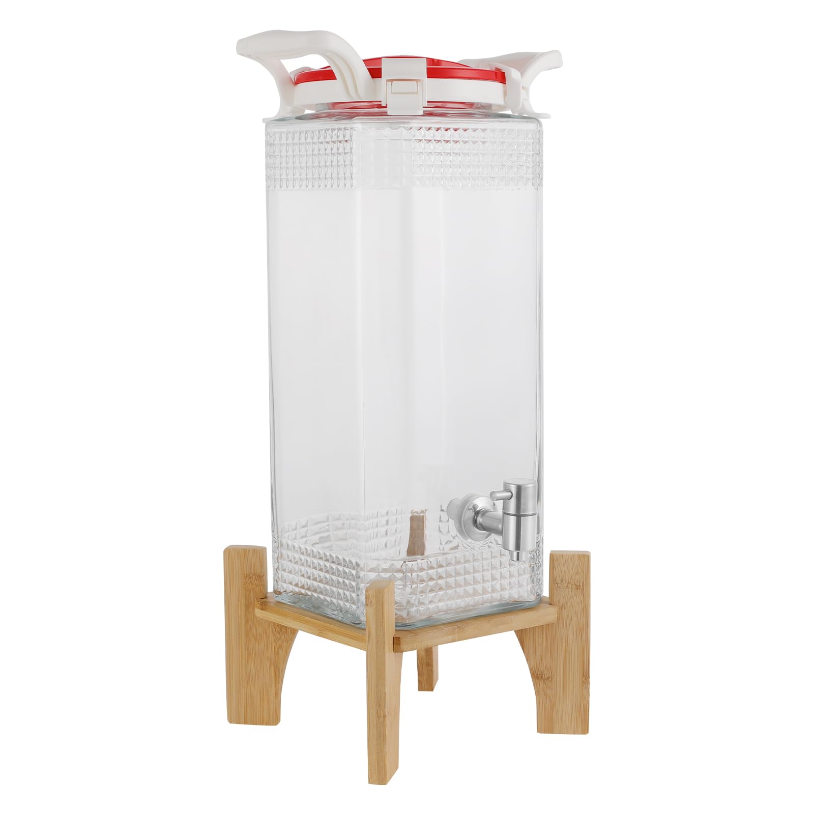 Dispenser per bevande, dispenser per succhi con supporto e rubinetto per buffet, hotel, ristoranti, capacità: 10 kg