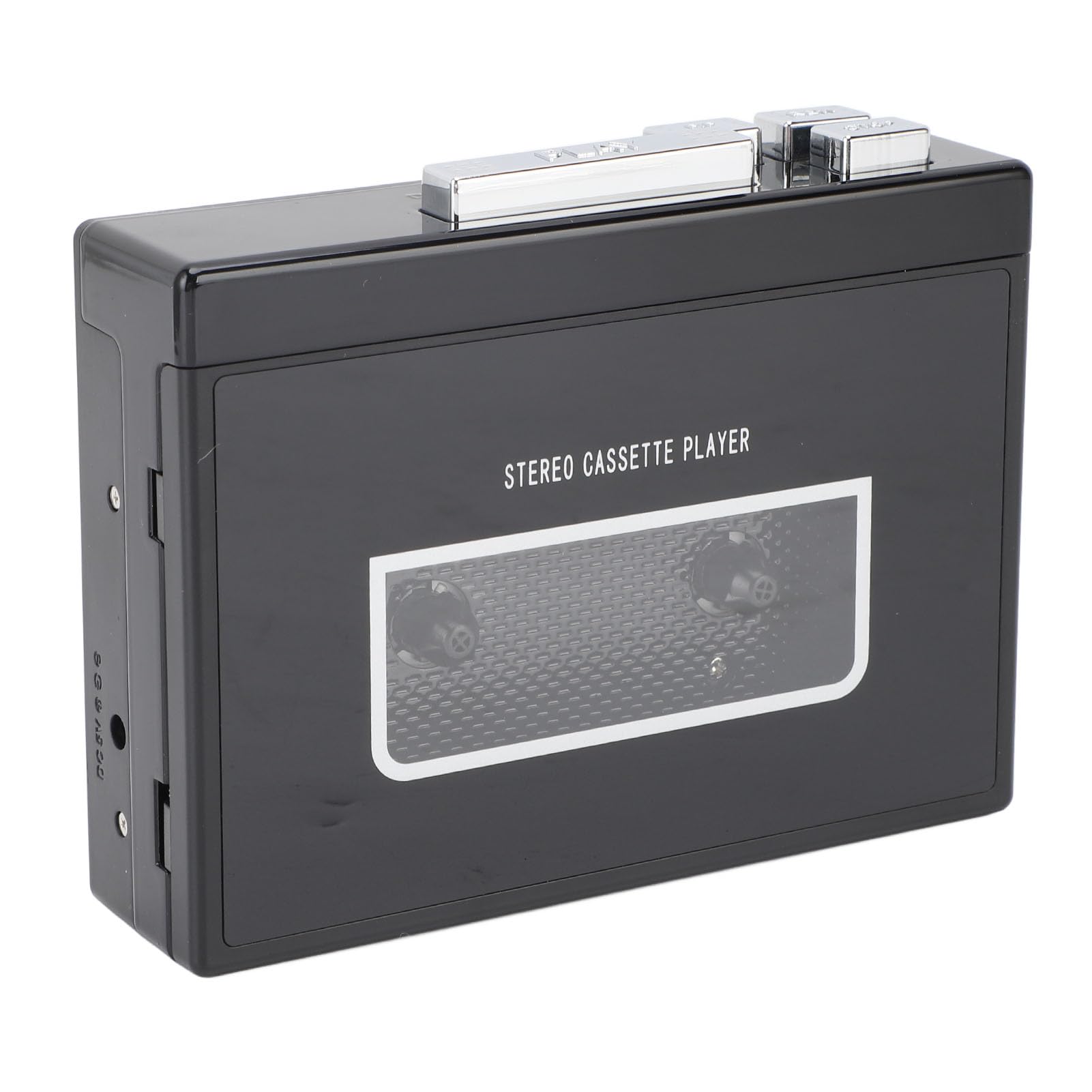 AMONIDA Vintage-Kassettenspieler, USB-MP3-Konverter, Auto-Reverse-UKW-Radio, Tragbarer Kassettenrekorder mit Digitaler Konvertierung, Ideal für Musikliebhaber und Reisen (B)
