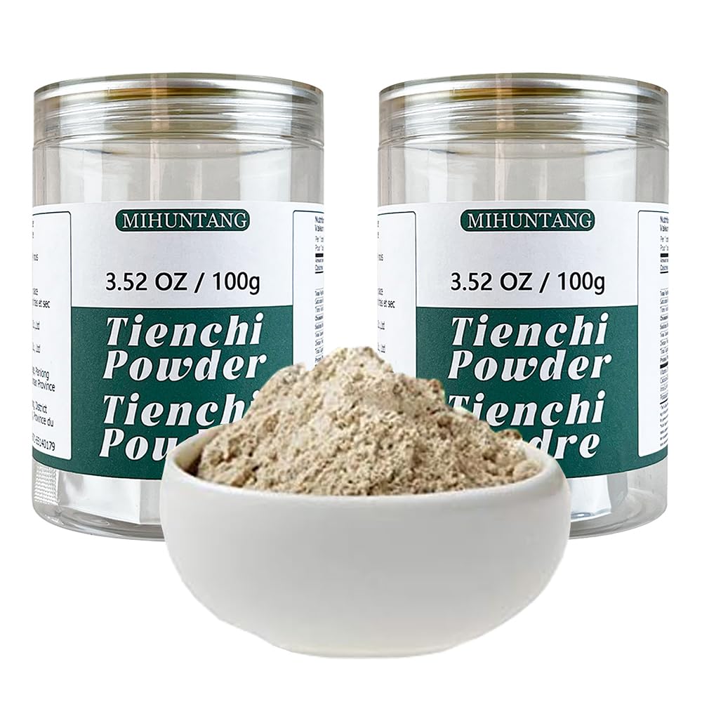 Tienchi Powder 100g*2 Bottle Pseudoginseng Notoginseng Sanqi Root Powder