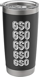 GSO Greensboro Airport Travel Stainless Steel Insulated Tumbler