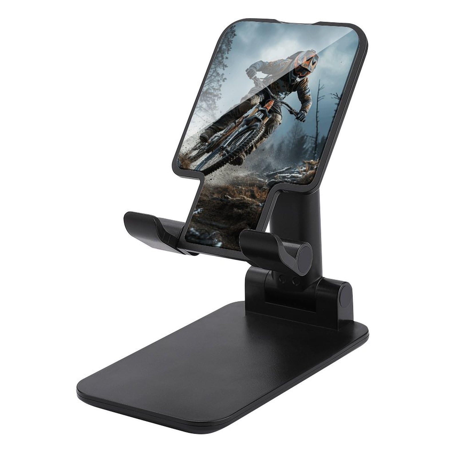 Support de téléphone pliable pour vélo et bureau avec base antidérapante universel