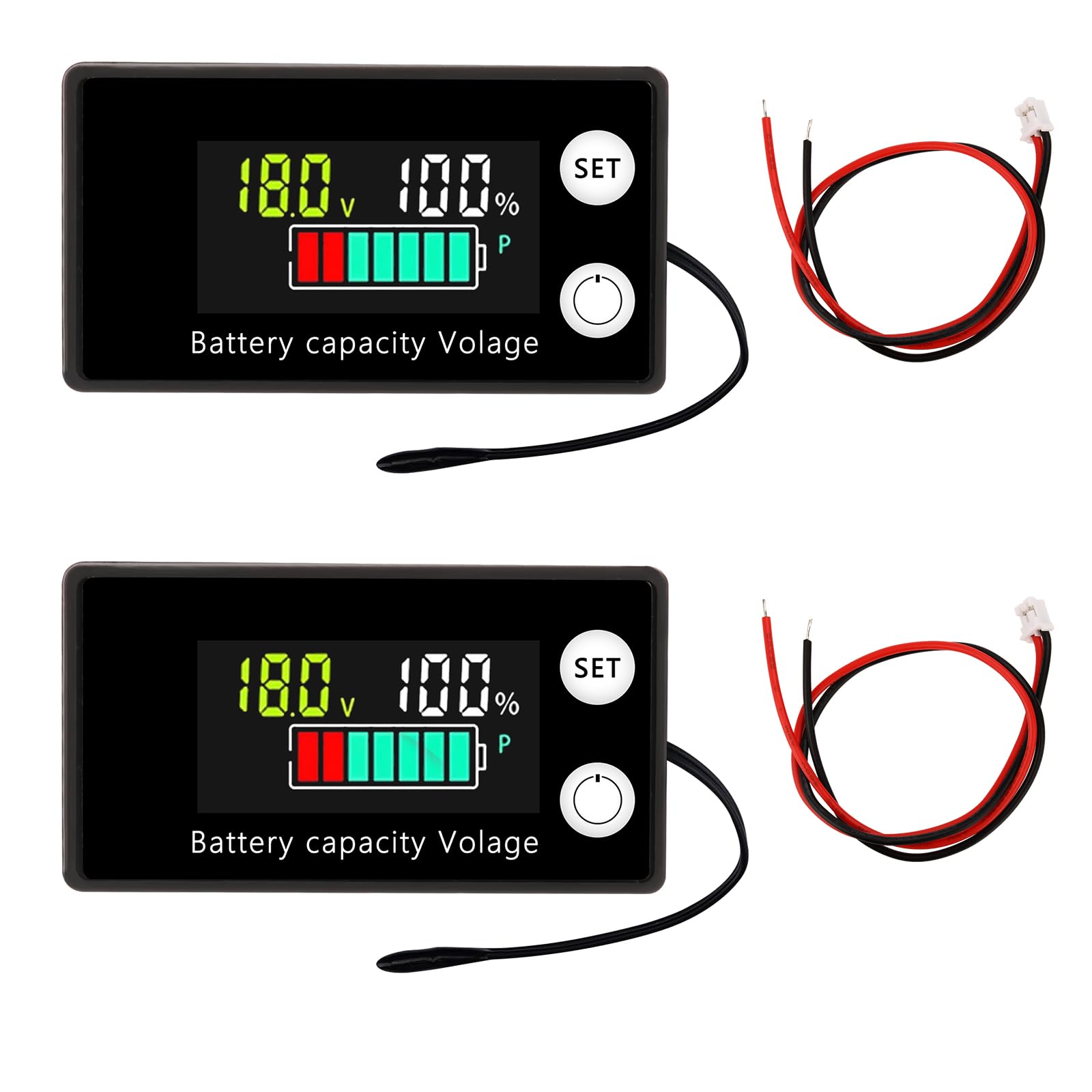 diymore protezioni batteria 12-84 V, indicatore DC 8-100 V, allarme estivo, temperatura per auto, barche, camper