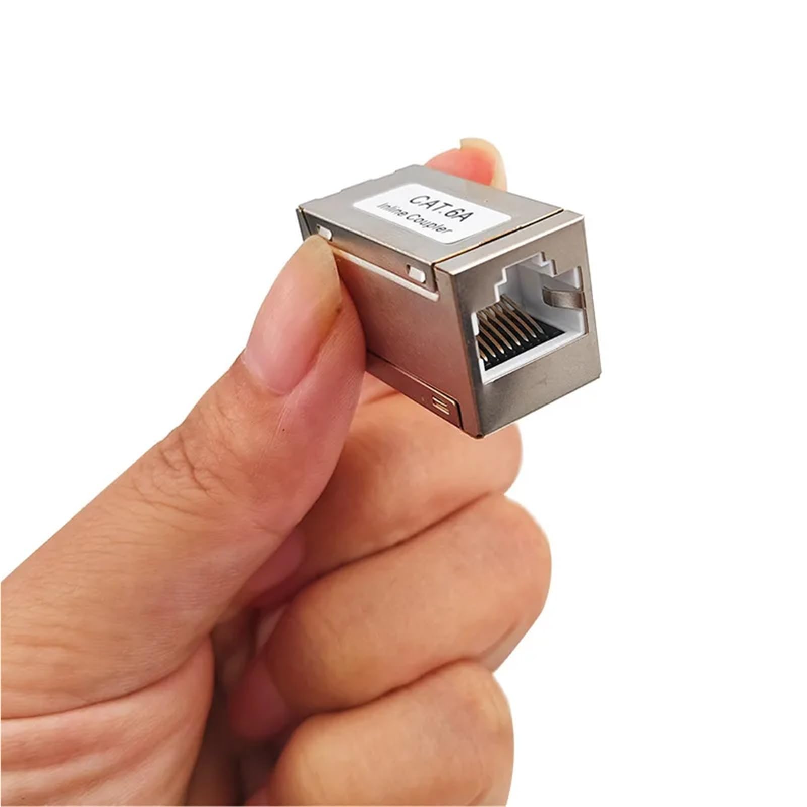 5 szt. RJ45 Cat6 ekranowany modułowy kabel sieciowy Ethernet LAN przedłużacz łącznik adapter złącza