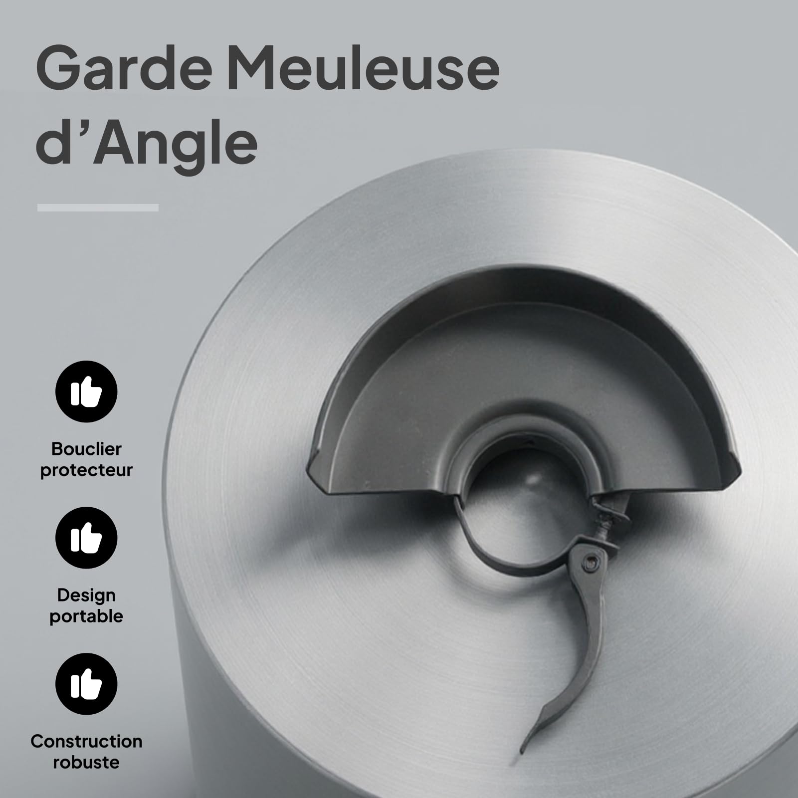 MagiDeal Protection de Meuleuse, Garde pour Meuleuse d'angle 100/115/125