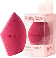 Esponja de Maquiagem Pink Sides, R. Rose, Formato Diamante, Linha Rosa
