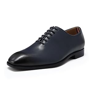 AUSTIN MILL Mens Dress Shoes Plain Toe Lace Up Oxfords for Business Work Wedding Office Prom