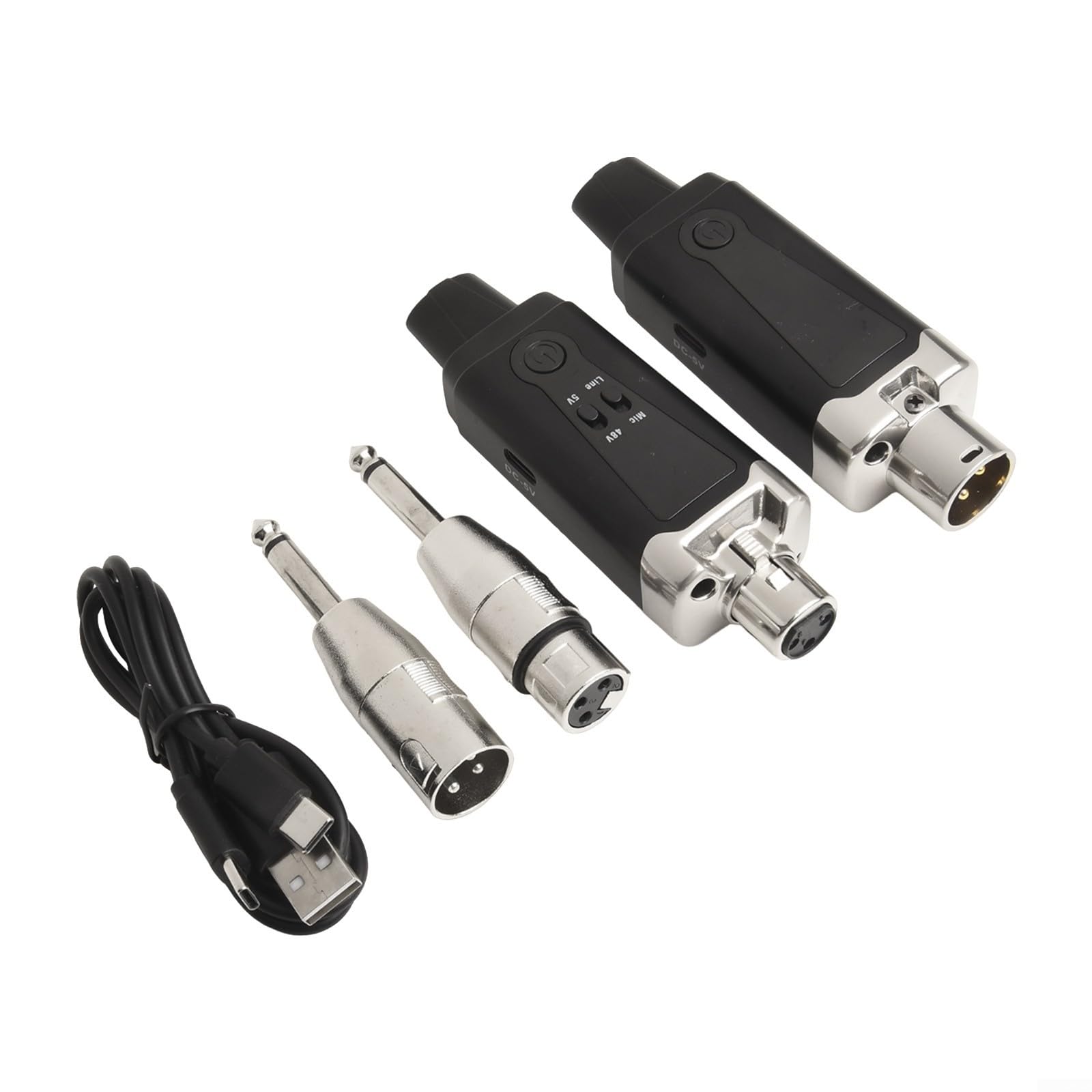 UHF Wireless Mic System XLR 48V Power Gain UHF Wireless Mic System