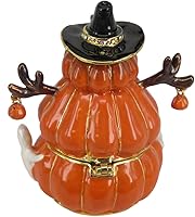 Vista 4 de Caja de baratijas con joyas de calabaza de Halloween