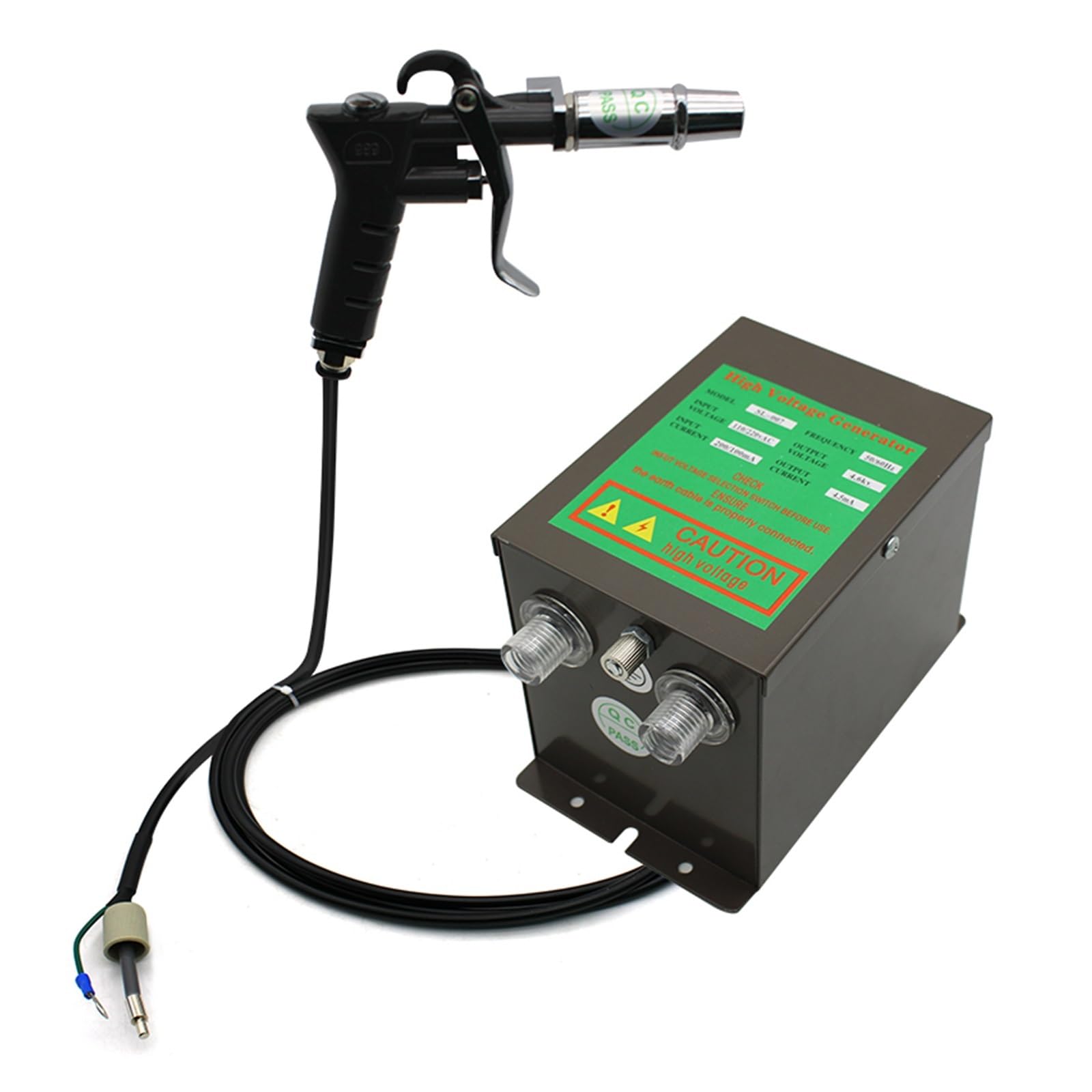 Pistola de aire antiestática, pistola electrostática ionizante con generador de alto voltaje Múltiples usos