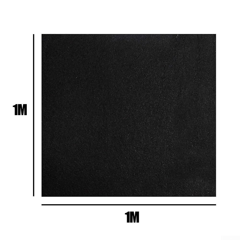 Filtros de carbón activado, hoja de filtro de carbón activo, 1 m x 1 m x 5 mm/10 mm, filtro de campana extractora de cocina, filtro de aire acondicionado, filtro de algodón de alta