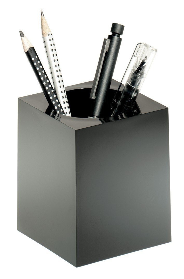 Portapenne Durable Eco Nero - Diametro 80 Mm, Altezza 100 Mm, In Plastica Riciclata - Foto 4