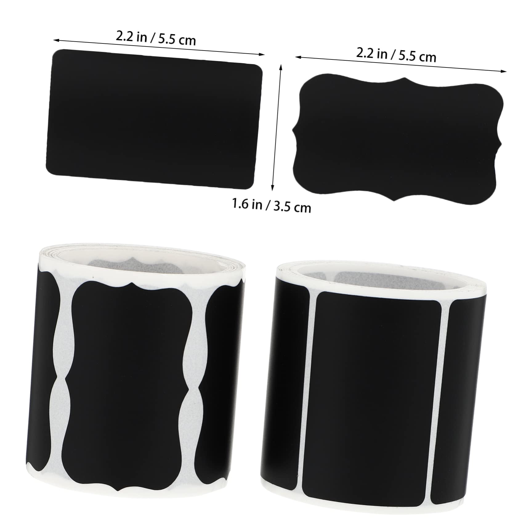 Operitacx 900 Pezzi Adesivi Vuoto Deposito Dispensa Adesivo Lavagna Adesivi Per Etichette Da Cucina Materiale Alimentare Etichette Contenitori Barattoli Tazza Cibo Pvc