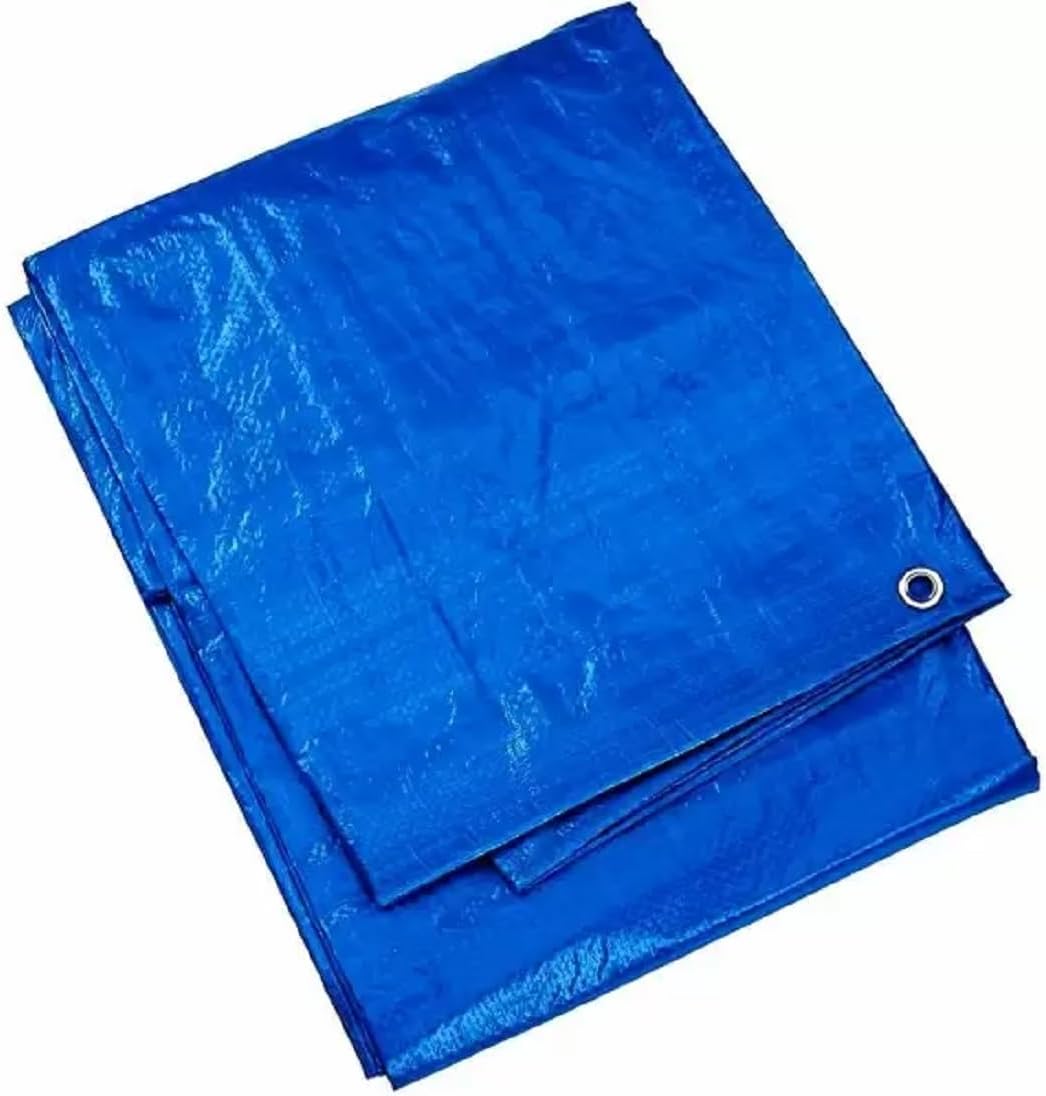 Tarps Now Waterproof Poly Tarp (8' x 16') for Shade Canopy