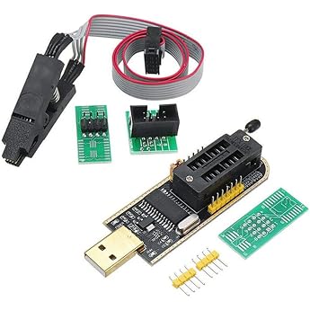 DollaTek sop8 Soic8 Test Clip for eeprom 25cxx / 24cxx + ch341a 24 25 Series eeprom Flash Bios USB Programmer