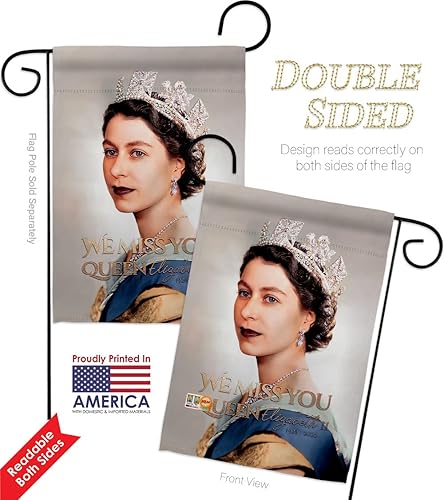 Miniatura 3 de We miss you - Bandera de jardín – Pack Sweet Life Sympathy Remembrance Memorial Bereavement Love Support Emotion Postive USA Applique – Regalo de