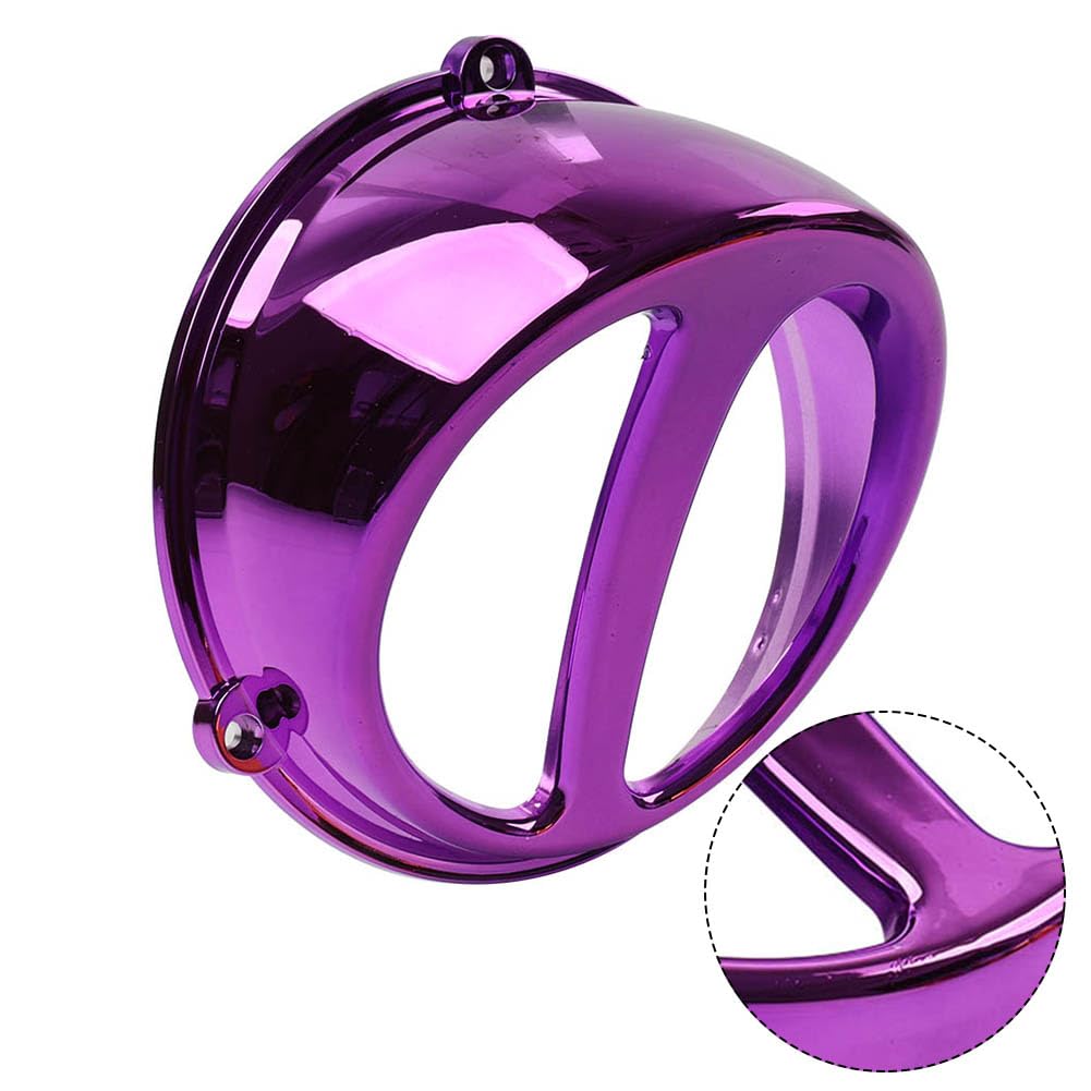 FSFYUK 1 pz. Coperchio ventola di raffreddamento modificato con naso di maiale per moto in plastica, viola per ZX 50 per Jog 50 per Jog 90 per moto Dio 50