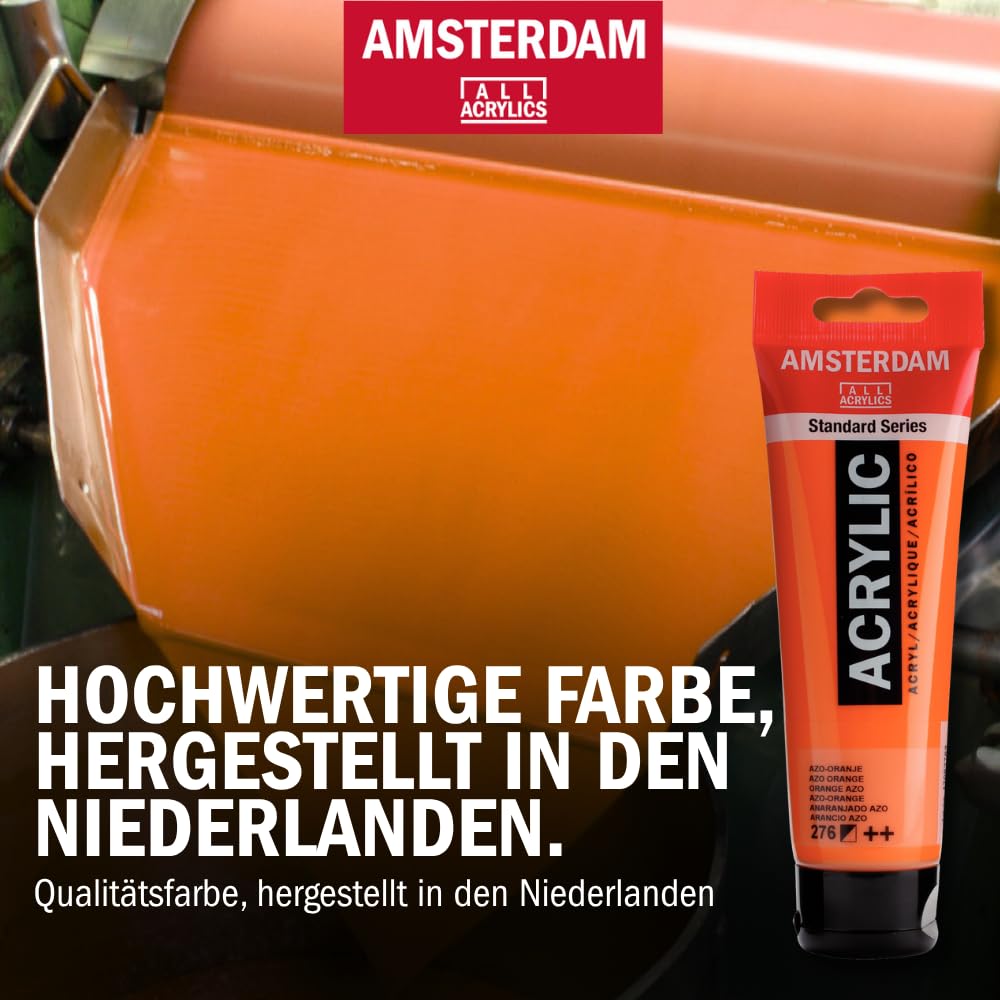 Amsterdam Standard Series Acrylfarbe Set 24 x 20 ml Pastellpalette lichtechte Pigmente wasserbasiert