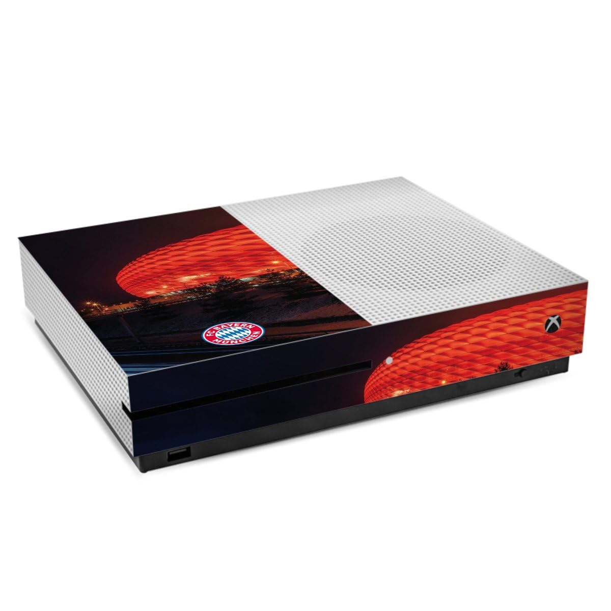 DeinDesign Autocollant Compatible avec Microsoft Xbox One S Sticker Film Autocollant FC Bayern Munich FCB Stade