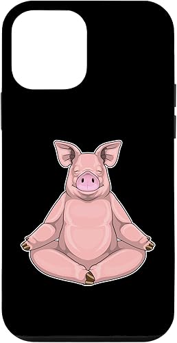 iPhone 12 mini Pig Yoga Fitness Meditation Case