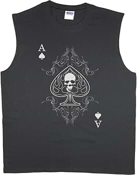 Amazon.com: Ace of Spades Mens Sleeveless T-shirt Small