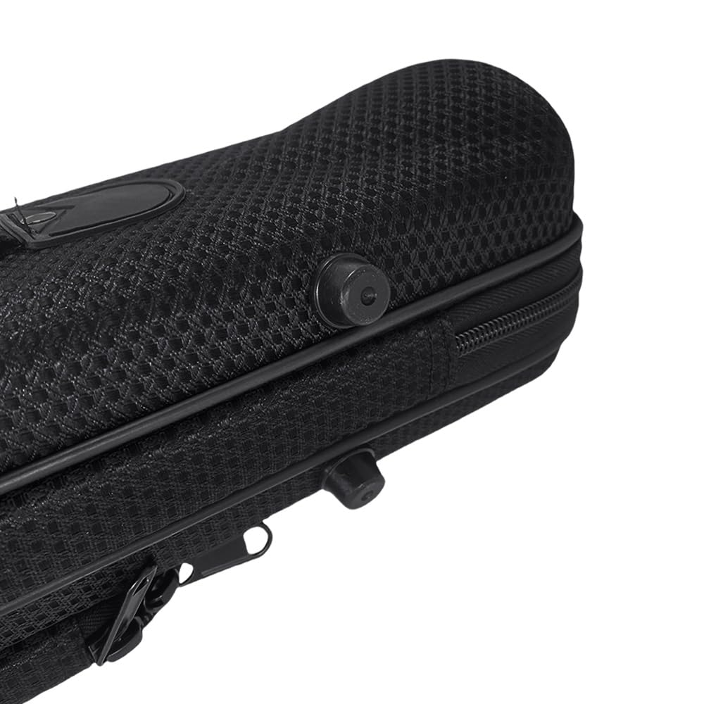 Borsa per clarinetto in Sib in nylon nero con custodia per accessori, leggera e resistente, con manico e tracolla, custodia protettiva per musicisti
