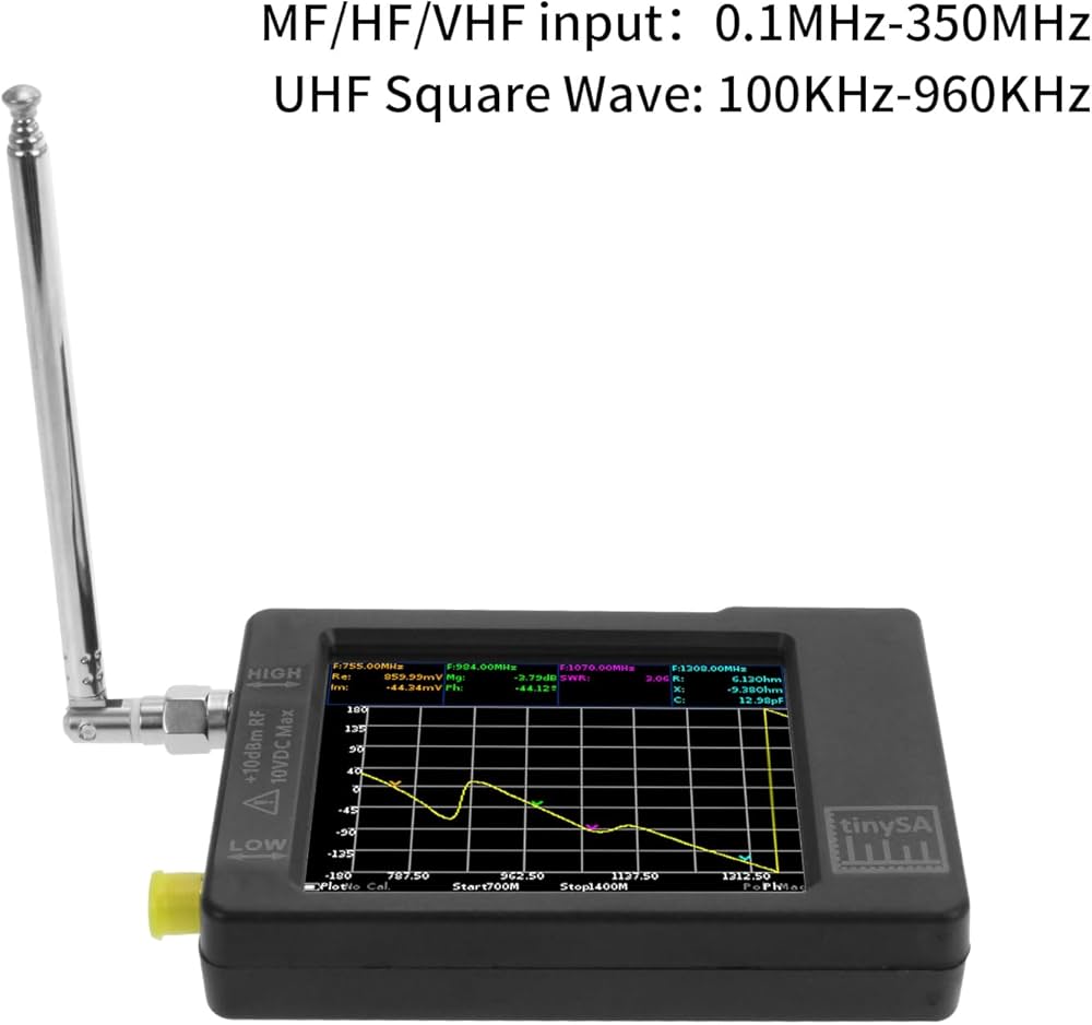 Amazon | Dearsee TinySA スペクトラム アナライザ 周波数アナライザ