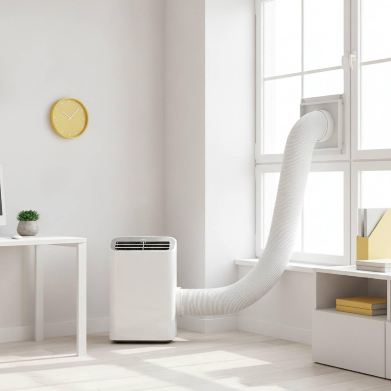 Tubo Flessibile con Spirale Sinistra Estensibile Tubo di Scarico Flessibile Corrugato per Casa, 5 Metri, Diametro 130mm