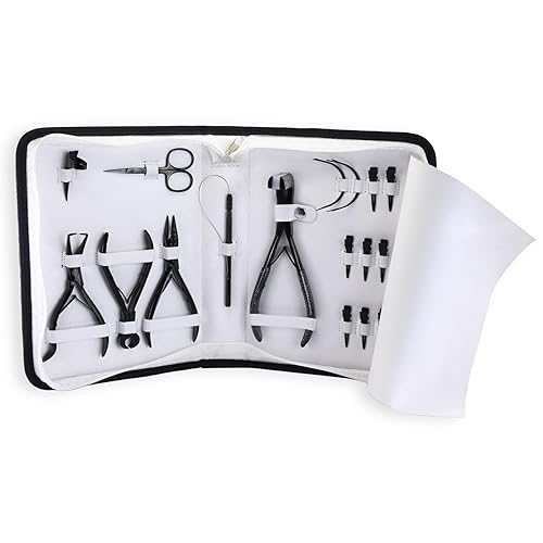 Miniatura 8 de My Hair Tools - Anillo de separación y seccionamiento del cabello, herramientas de acero inoxidable para trenzar cabello de cabello duradero para