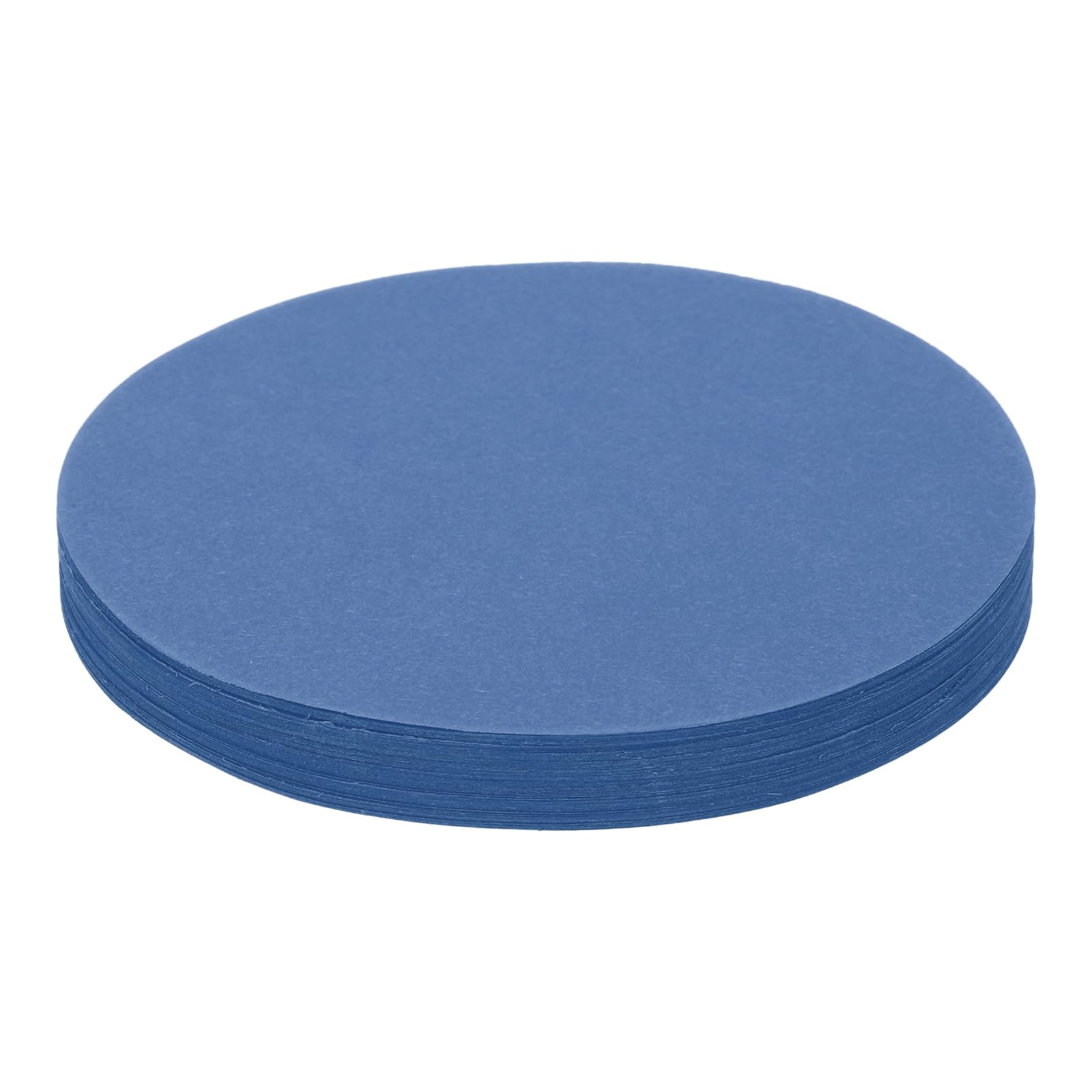 Rebower 100 Sheets Circles Cutouts Paper, 4 Inch Round Origami Cardstock Construction Paper, [for Arts DIY Crafts Art Bulletin Board Decorations ] Blue