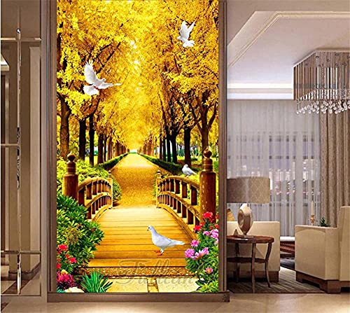 Diamond Painting d'automne grand format anti stress pour mur vide salon - 2