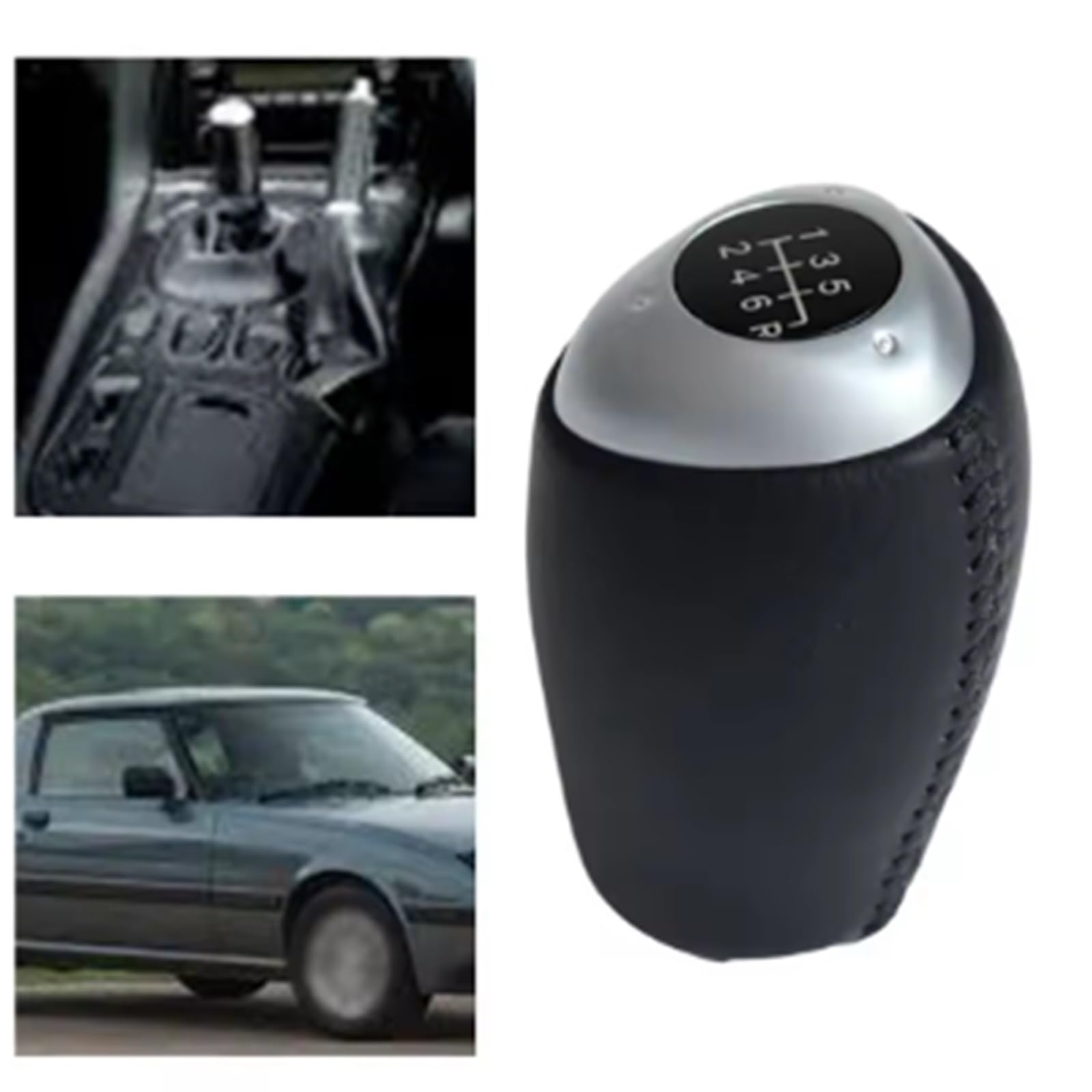 Gałka zmiany biegów do Mazda RX7 RX8, czarna, z ABS, do manualnej skrzyni biegów.