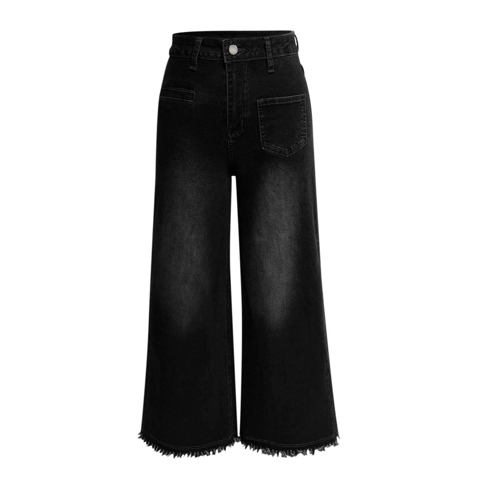 Jeans Baggy Donna Jeans Elasticizzati Casual Leggeri Pantaloni Denim Vita Alta Gamba Larga Curvy Palazzo Pantaloni Baggy Larghi Wide Leg Tempo Libero Streetwear con Tasche Comodi Push Up