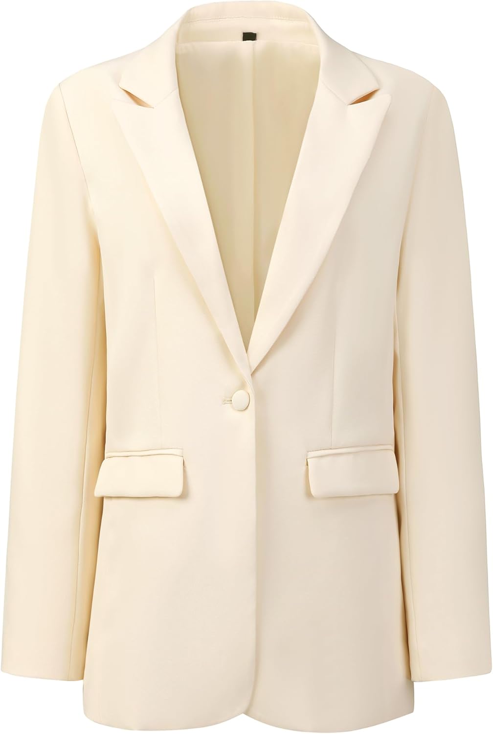 Women's 1 Button Jacket Long Sleeve Work Formal Blazer